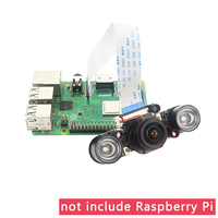 Raspberry Pi 4 IR-CUT kamera noktowizyjna ogniskowa regulowana 5MP rybie oko Auto przełącznik dzień-noc dla Raspberry Pi 3 tryb B +/4B 3
